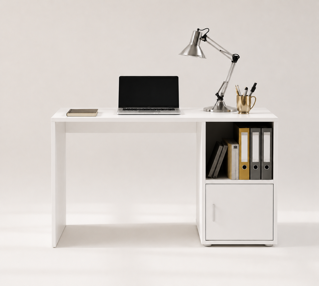 Milano Office Desk with Side Storage
